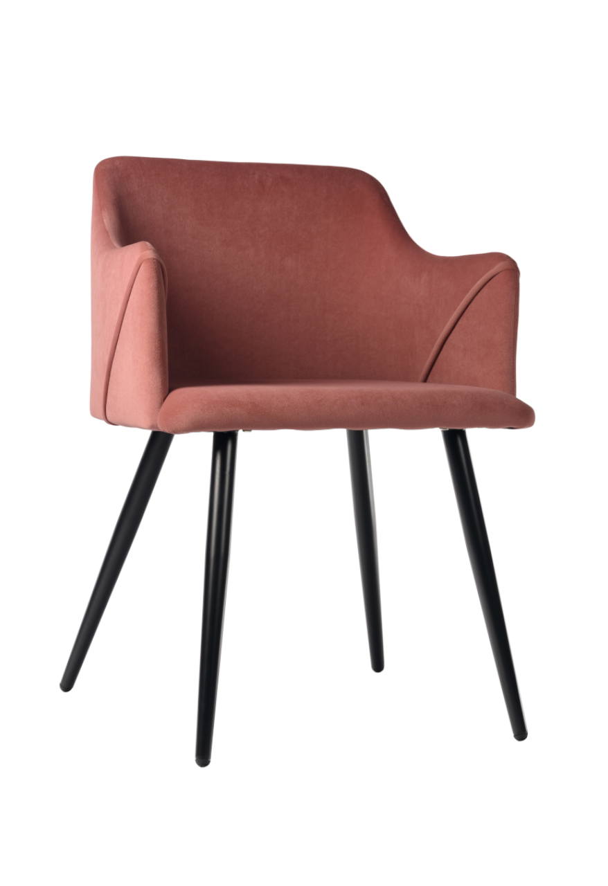 фото Стул La-Alta DC942 Розовый (велюр)