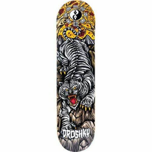 Дека Droshky Deck Legendary Animal Series - White Tiger 8x31.75 для скейтборда