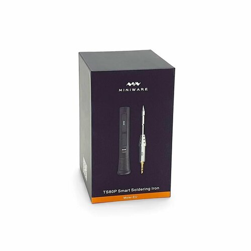 Паяльник Miniware TS80P Чёрный с жалом TS-B02 Расширенный набор 1537700₽