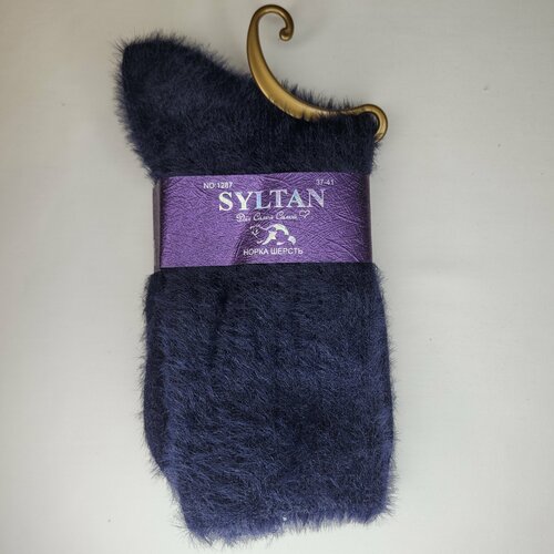 Женские носки Syltan высокие, бесшовные, размер 37/41, черный
