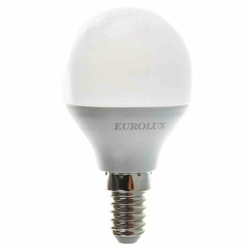 Светодиодная лампа Eurolux LL-E-G45-7W-230-4K-E14/шар, 7Вт, нейтральный, Е14 76/2/6