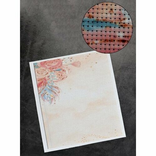 Наследие Канва цветная «Чудесные розы №11» 30 x 26 см.