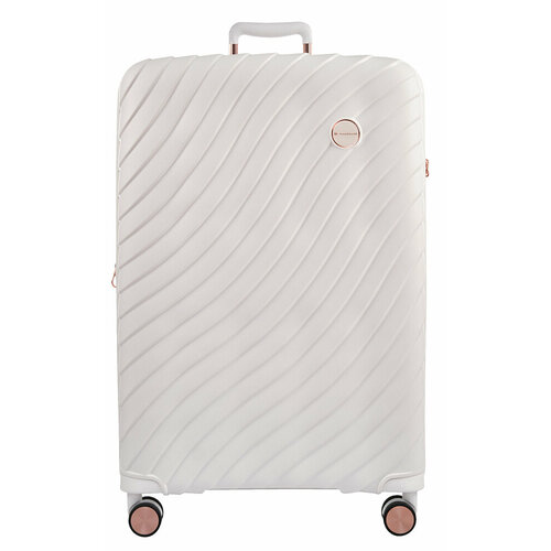 фото Чемодан magellan, 117 л, размер l, белый