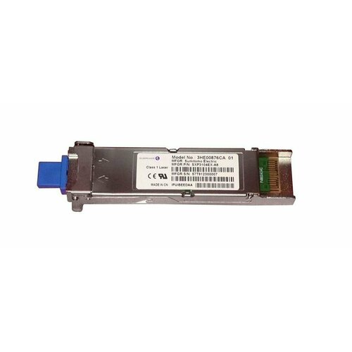 Трансивер Alcatel-Lucent 3HE00876CA 10GBASE-ER XFP Single Mode Fiber (SMF) 40km 1550nm LC DDM RoHS трансивер модуль sfp 10gbase er lc sm 1550nm 40km