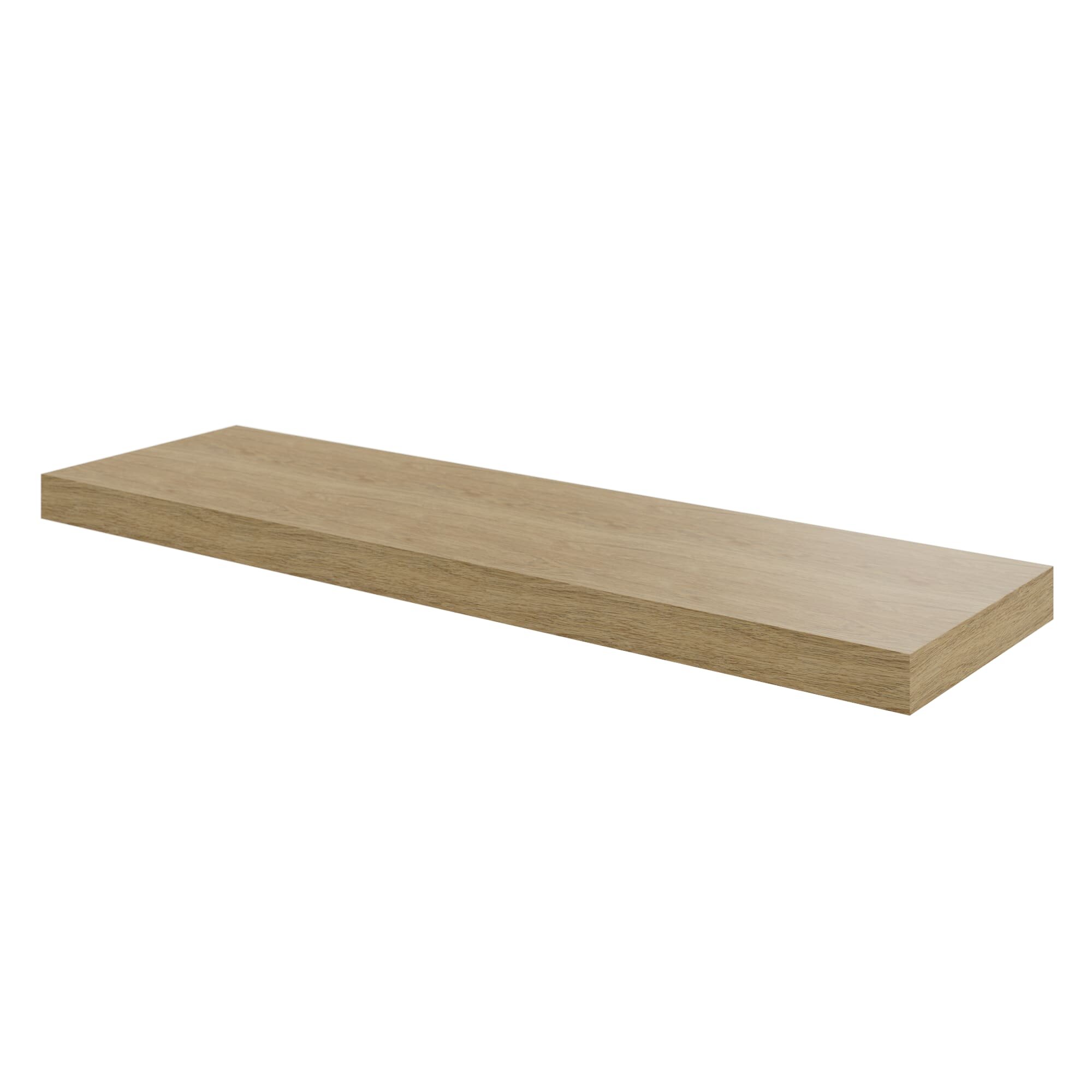 Полка мебельная Spaceo Oak 80x23.5x3.8 см МДФ цвет дуб