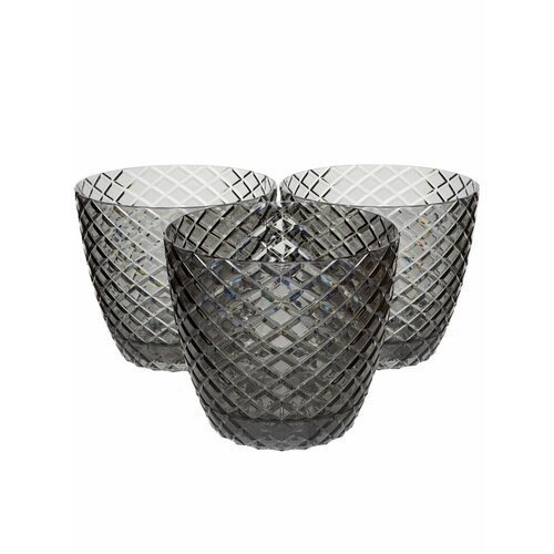 Горшок для цветов Navako Maze 5.6L Smoky (3 штуки)