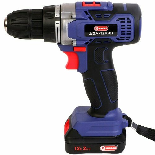 Дрель-шуруповерт аккумуляторная Диолд ДЭА-12Л-01 12 В кейс 894500₽