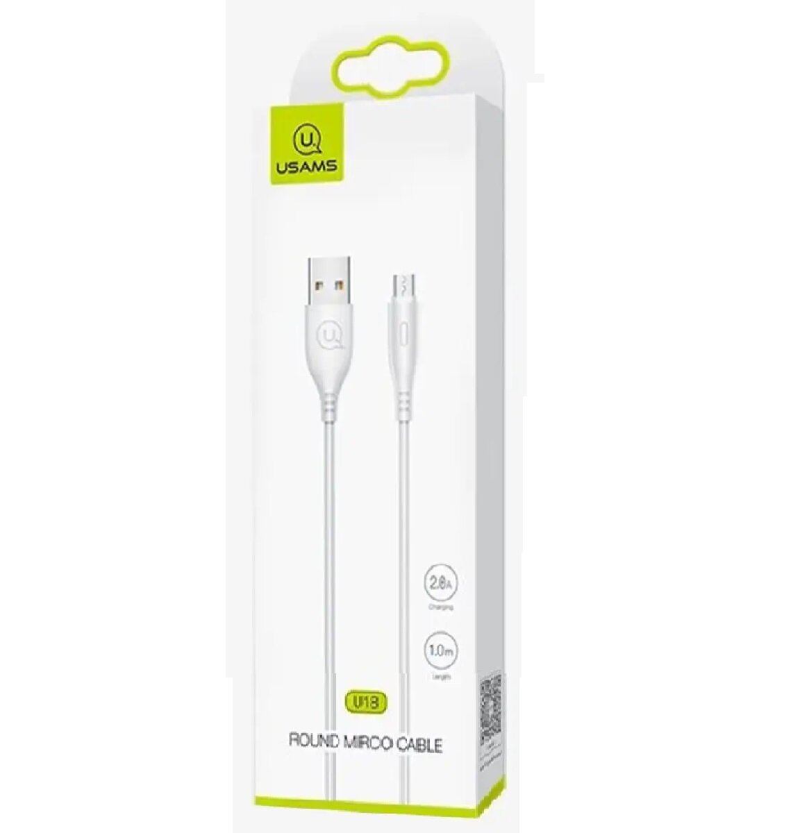 Кабель для зарядки Samsung и др. Android USB USAMS US-SJ268/U18 Micro white