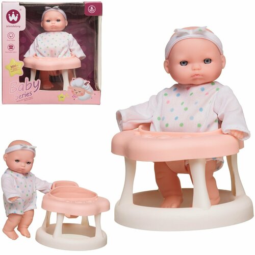 фото Пупсик junfa 13 см в ходунках wj-36479 junfa toys