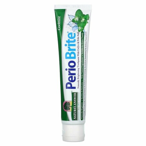 Nature's Answer, PerioBrite, зубная паста с ксилитолом, холодящая мята, 113,4 г