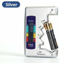 Цифровой тестер батарей AA/AAA/9 В/1,5 в, ЖК-дисплей, диагностический инструмент для емкости аккумулятора
