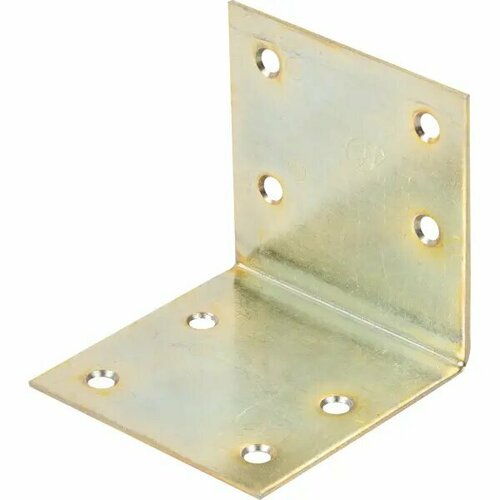 Уголок мебельный KSZ6 60х60х60х1.5 мм желтый цинк