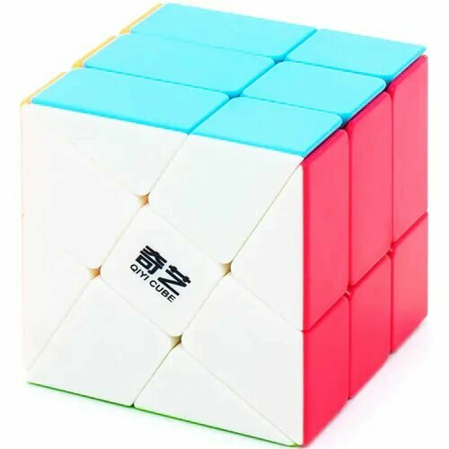 Кубик Рубика Мельница QiYi MoFangGe Windmill Cube Цветной пластик / Развивающая головоломка головоломка qiyi mofangge windmill cube куб мельница black