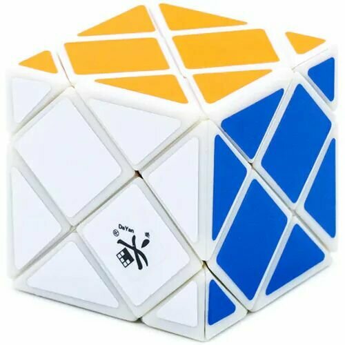 головоломка кубик рубика скьюб флуоресцентный 1 штука Скьюб Кубик Рубика / DaYan Dino Skewb Белый / Игра Головоломка