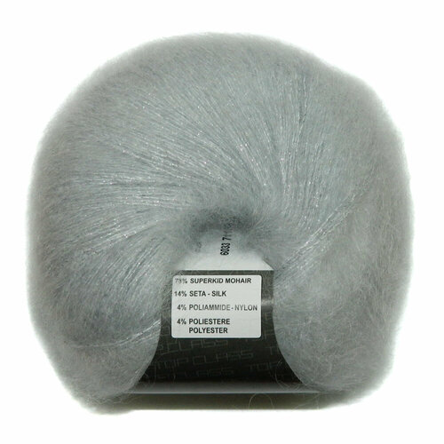 Пряжа Silk Mohair Lurex Lana Gatto (6033), 25г, 210м, 78%суперкид мохер,14%шелк,4%нейлон,4%полиэстер (1 шт.)