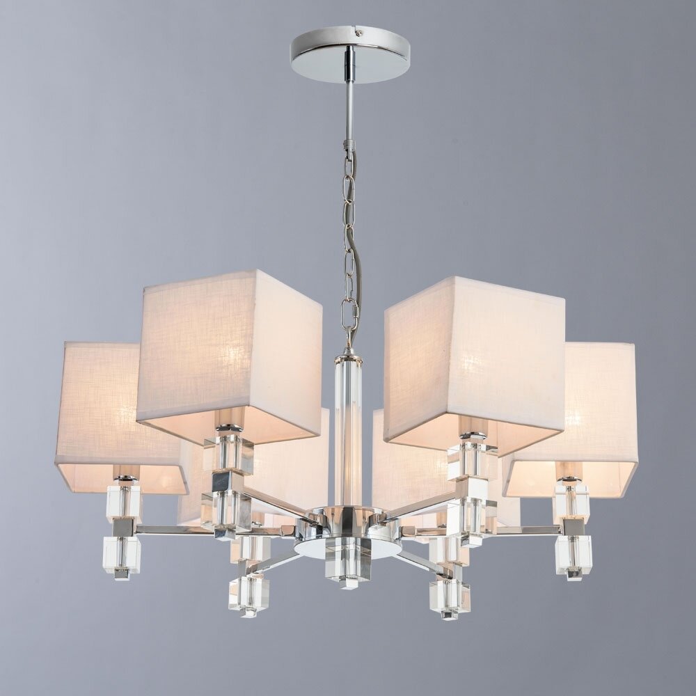 Подвесная люстра Arte Lamp North с поддержкой Маруся A5896LM-6CC-М - фото №5