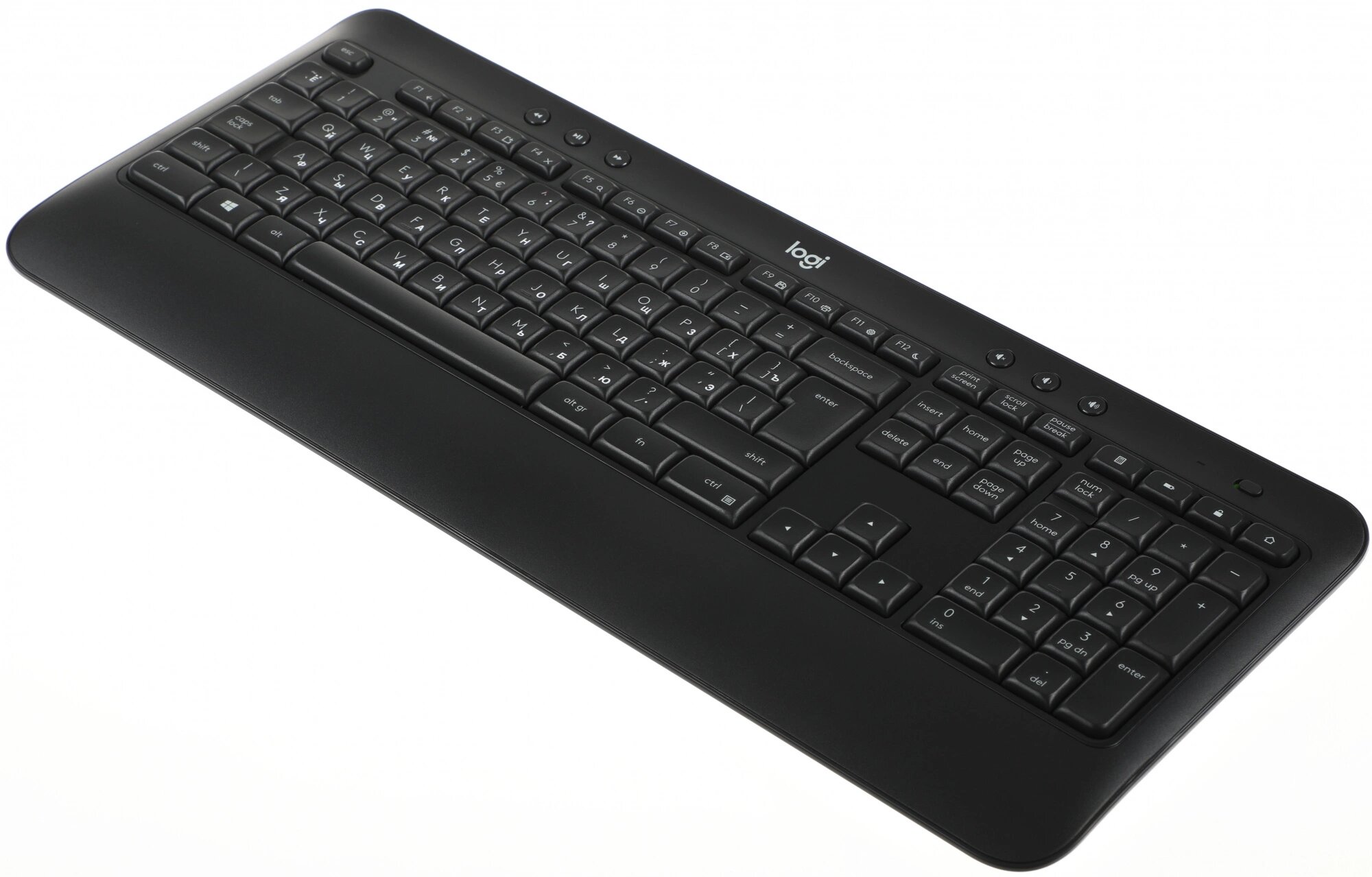 Комплект клавиатура+мышь Logitech MK540 Advanced черный/черный (920-008685) - фото №13