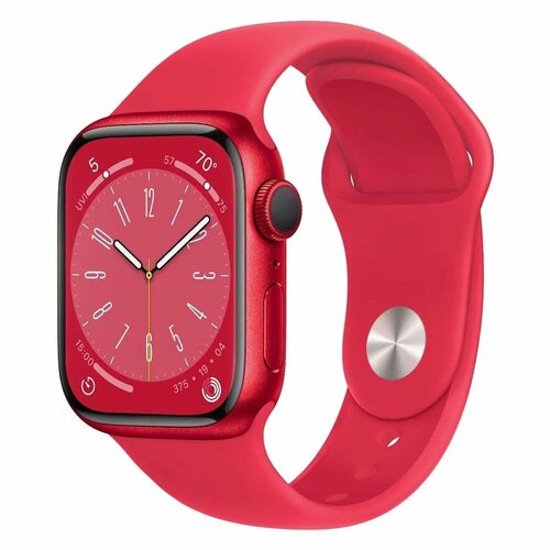 Умные часы Apple Watch Series 8 45 мм Aluminium Case GPS, (PRODUCT)RED Sport Band S/L