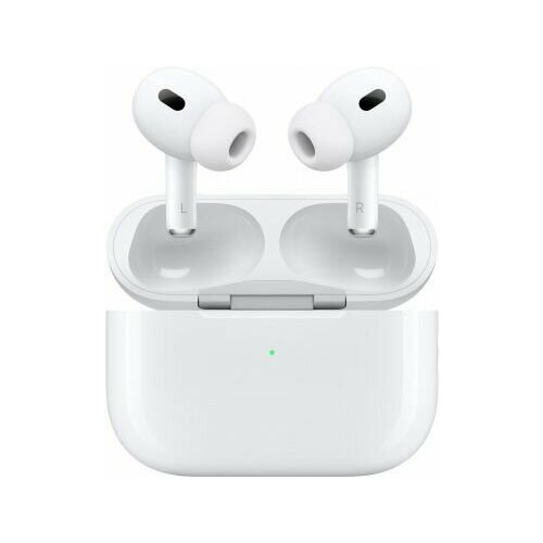 Гарнитура Apple внутриканальные AirPods Pro 2 2023 USB-C A3047/A3048/A2968 белый беспроводные bluetooth в ушной раковине (MTJV3ZA/A)