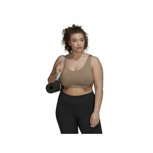 Топ adidas, размер XXXL [producenta.mirakl], бежевый new posture corrector bra front closure bra plus size b c d e f g h cup back support posture bras wireless unlined underwear