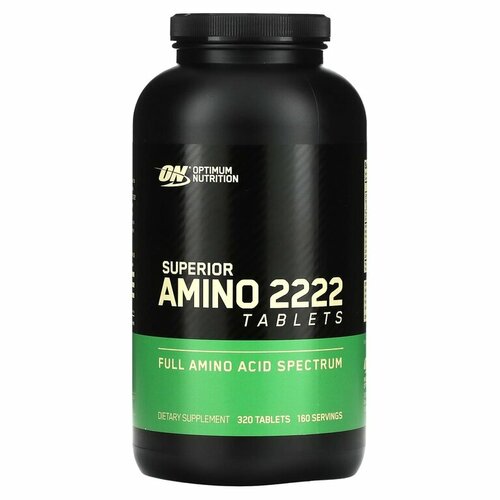 Optimum nutrition Superior Amino 2222 mg - 320 таблеток (Optimum Nutrition)