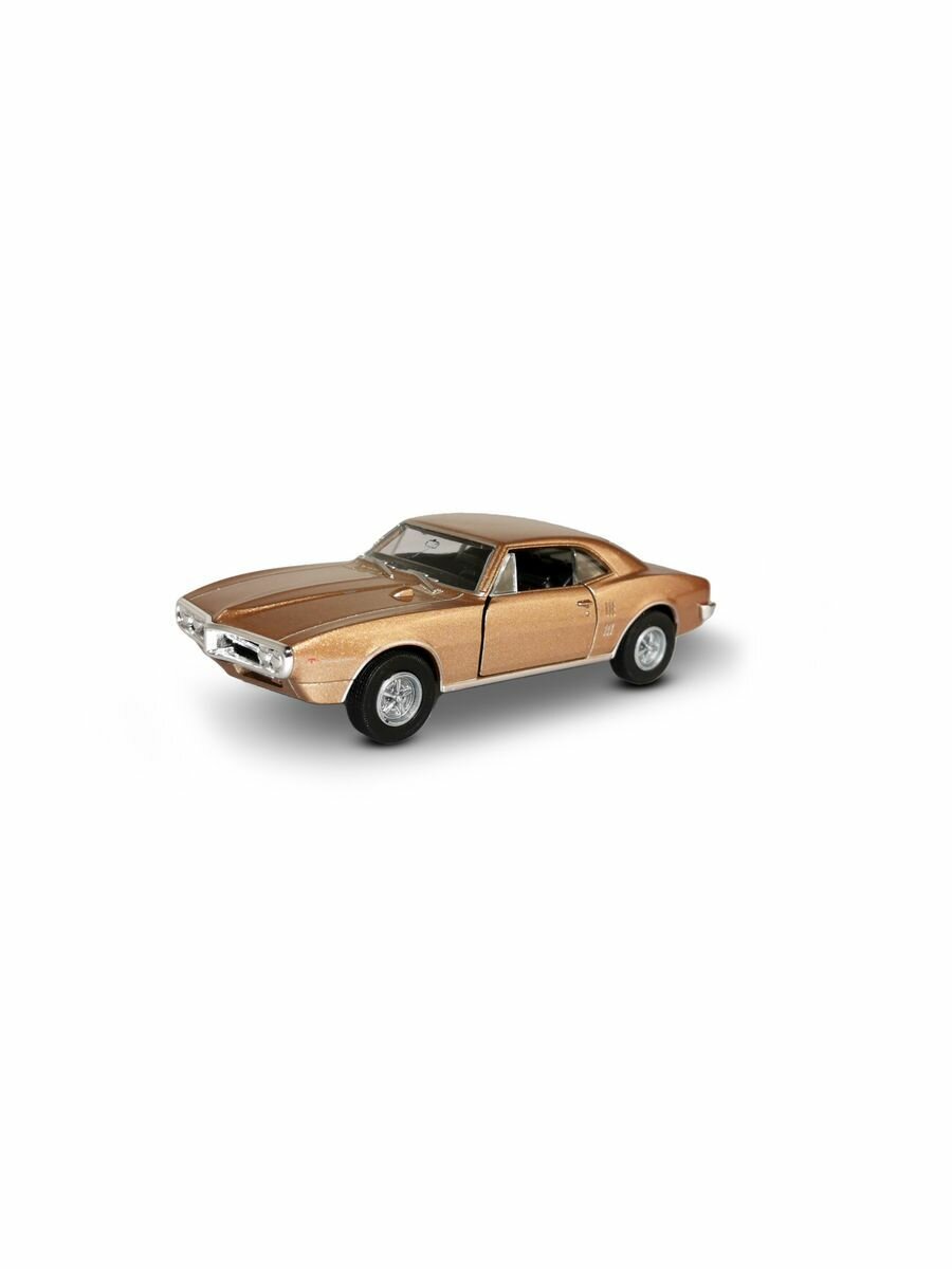 Машинка WELLY 1967 PONTIAC FIREBIRD Серый / модель машины 1:38 с пружинным механизмом - фото №5
