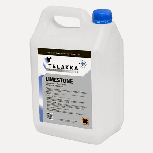 Изображение товара Очиститель известкового налета сантехники, раковины, душевой кабины, СПА зоны TELAKKA LIMESTONE 5л