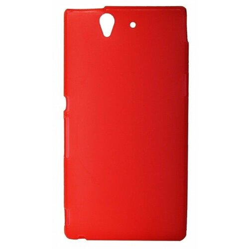 Накладка силиконовая для Sony Xperia Z красная держатель сим карты для sony xperia z c6602 c6603 c6606 sim лоток