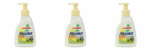 Absolut Жидкое Мыло, Kids, Череда, Антибактериальное, 250мл, 3 штуки