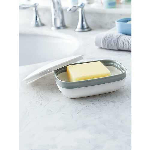 Мыльница с крышкой Держатель для мыла 12х86х45 см 649₽