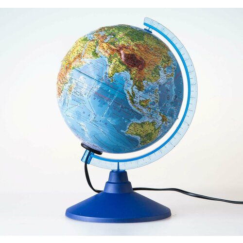 Глoбус физико-политический рельефный Классик Евро диаметр 210 мм с подсветкой 3106₽