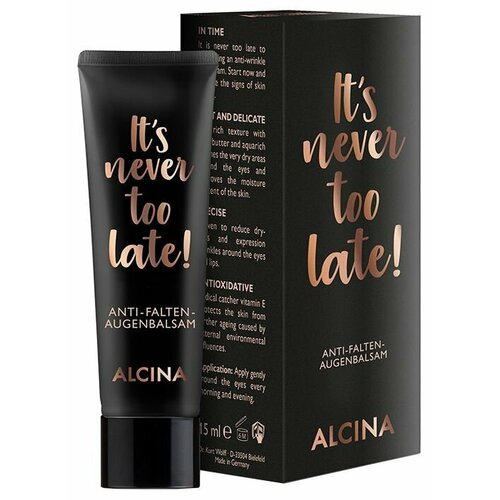 Alcina Its never too late Бальзам против морщин для кожи вокруг глаз 15 мл 3890₽