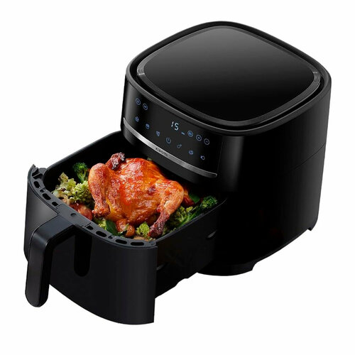 Аэрогриль Xiaomi Smart Air Fryer (MAF08). Объём: 6 литров. Аэрофритюрница. Цвет: Черный. Глобальная EU-версия