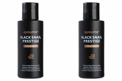 AYOUME Маска для волос Ayoume black snail prestige treatment, 100 мл, 2 шт