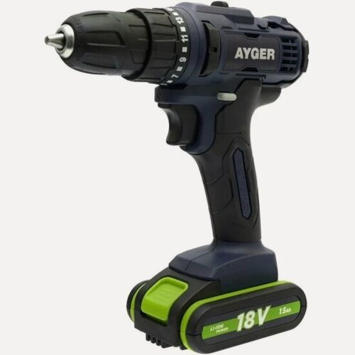 Изображение товара Дрель-шуруповерт аккумуляторная Ayger AP18C