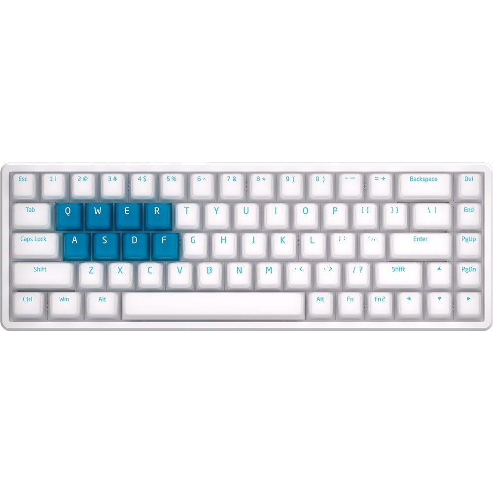 Игровая клавиатура Lamzu Atlantis Pro (Английская раскладка, белый цвет)