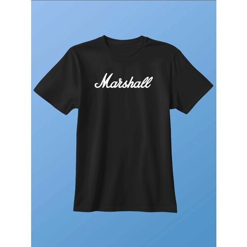 фото Футболка zerosell с надписью marshall, размер 8xl, черный