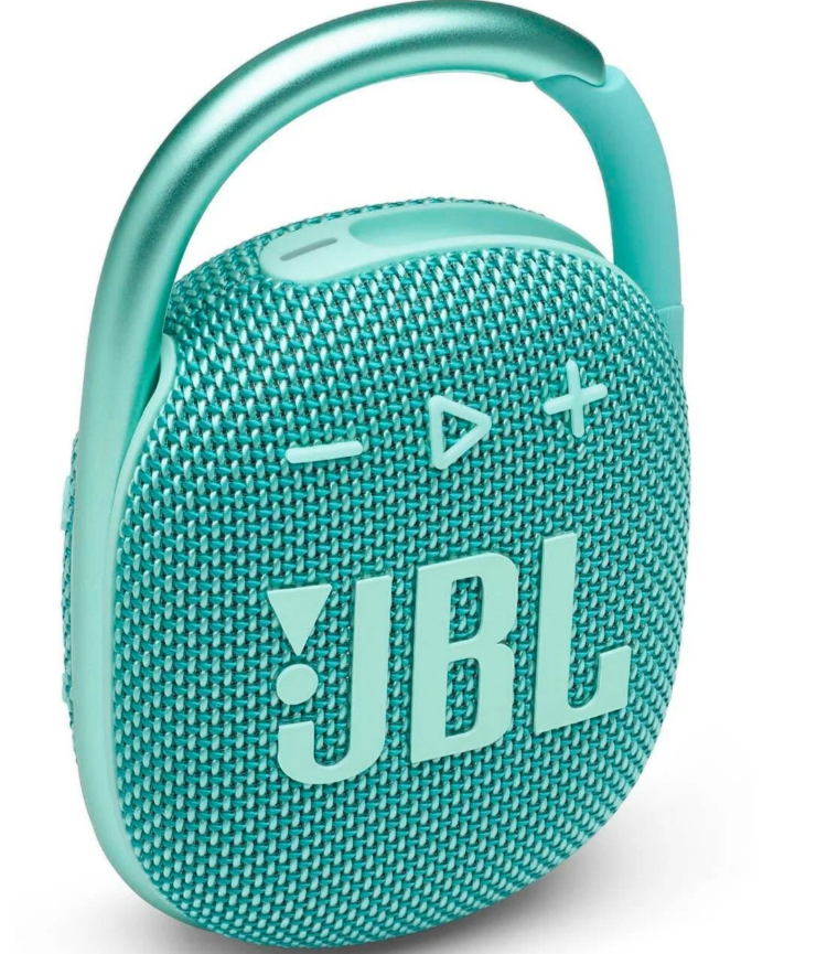 Портативная акустика JBL Clip 4, 5 Вт, бирюзовый