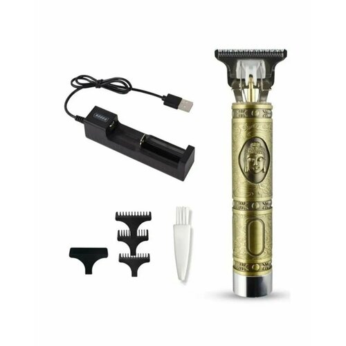 Беспроводная компактная машинка для стрижки волос Триммер с 4 пластиковыми гребневыми насадками 168000₽