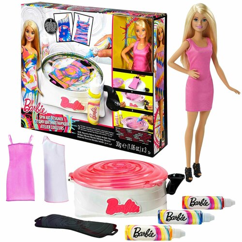 Набор с куклой Barbie для создания цветных нарядов. набор с куклой barbie со щенками ghv92