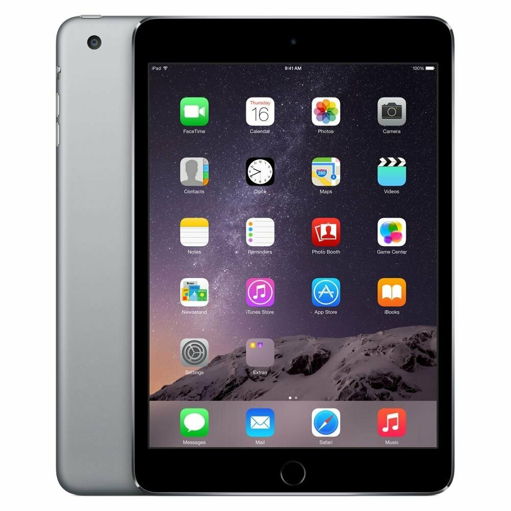 Apple iPad mini 3, 16 гб, Wi-Fi, Space Gray