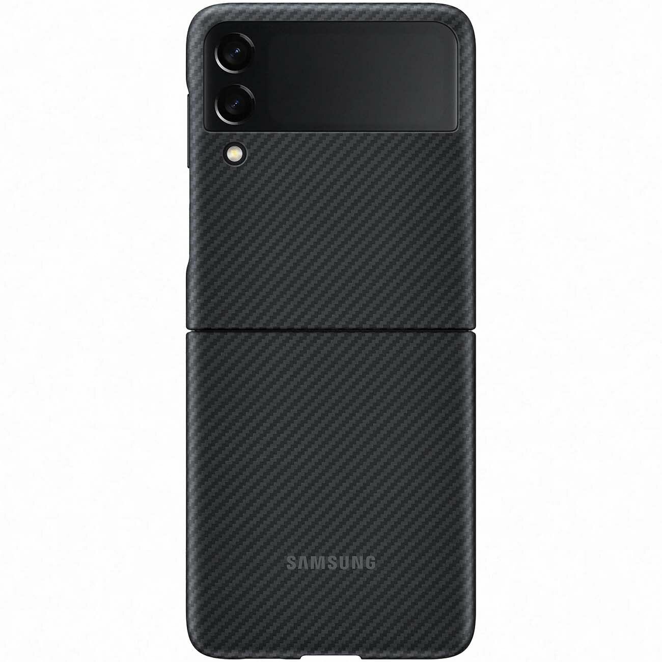 Чехол-накладка Samsung Galaxy Z Flip3 Aramid Cover Black