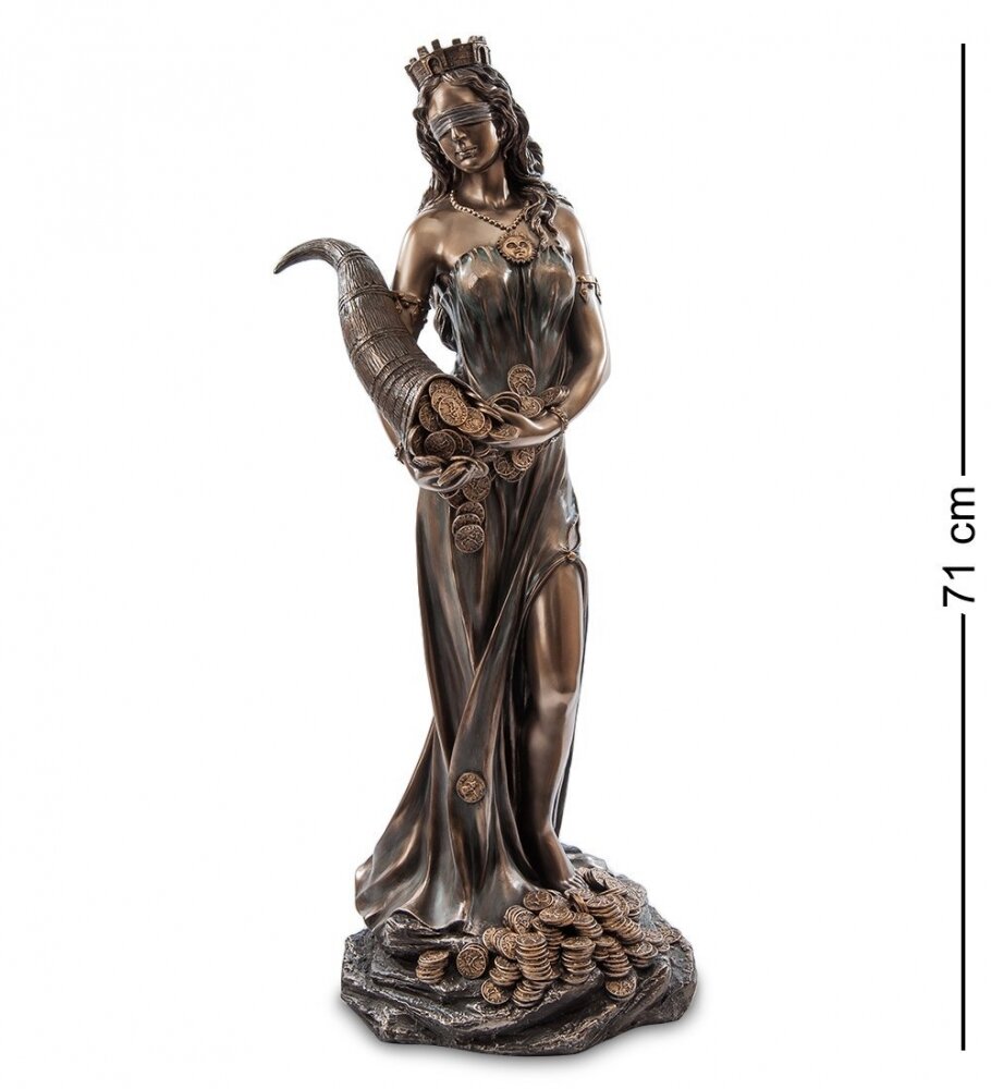 Статуэтка Veronese "Фортуна - богиня удачи" 74см (bronze) WS-654/ 1