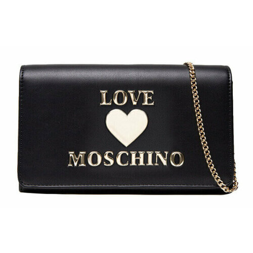 Сумка LOVE MOSCHINO, черный сумка мини с декоративными клепками и принтом love moschino