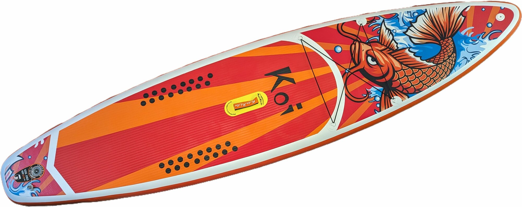 SUP-доска Карп KOI 11'6" надувная, двухслойная. Сапборд с полным комплектом, 350x84x15 см — фото 1