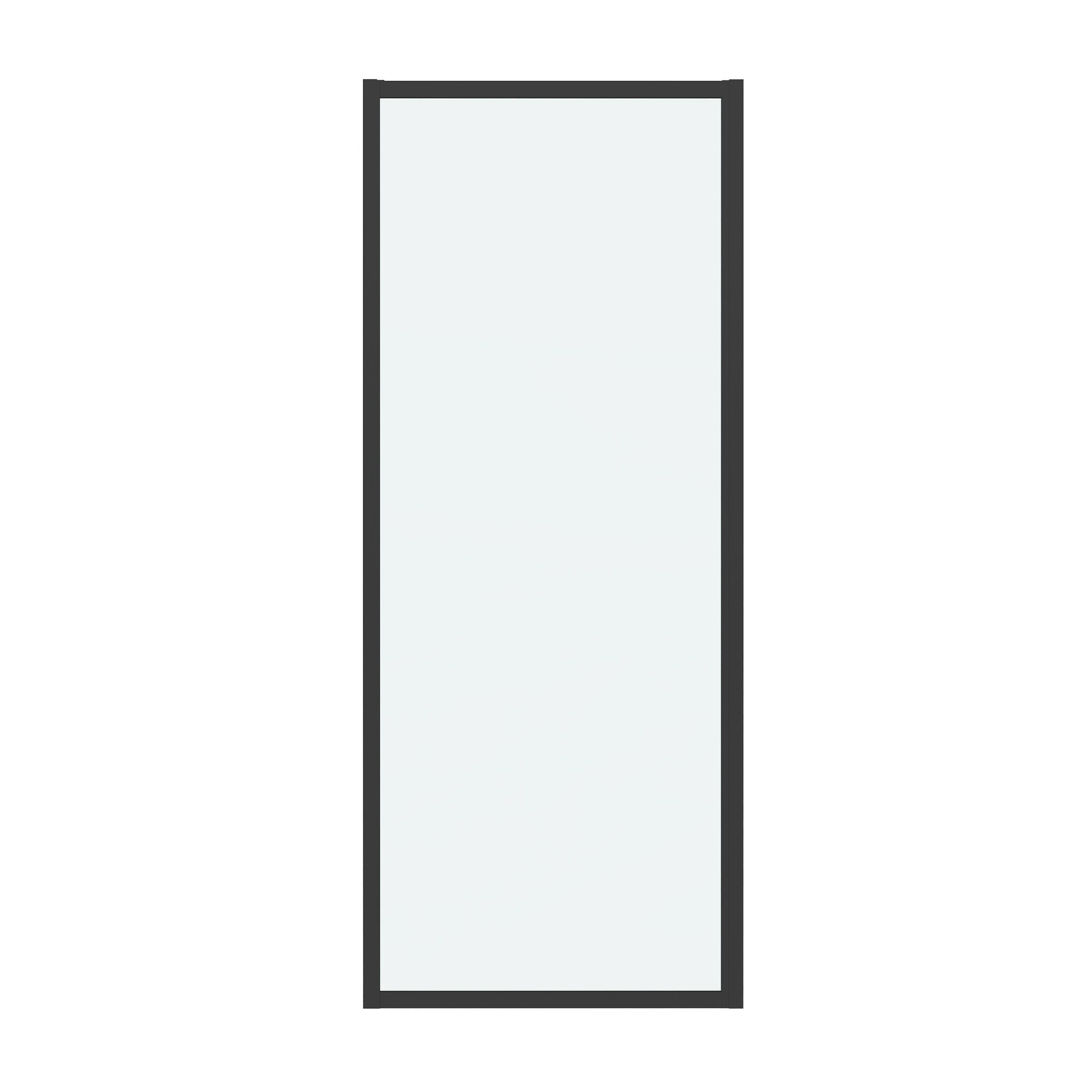 Боковая стенка Grossman Cosmo 70x195 200. K33.02.70.21.00 стекло прозрачное, профиль черный матовый