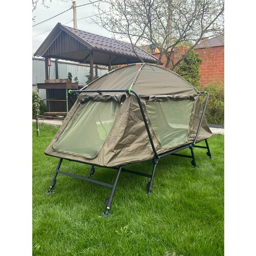 Туристическая палатка 1-местная / Автоматическая палатка-раскладушка / 215х125х80 см