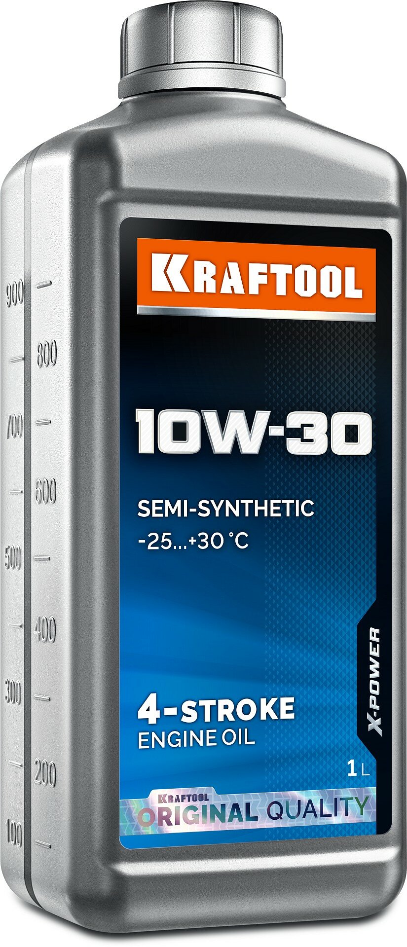 фото KRAFTOOL 10W-30, 1 л, полусинтетическое масло для 4-тактных двигателей (41510-1)