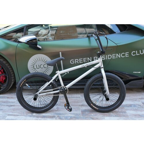 Велосипед BMX Richiesto 20 Рама 205 Трюковый Подростковый детский Унисекс серебристый 22500₽