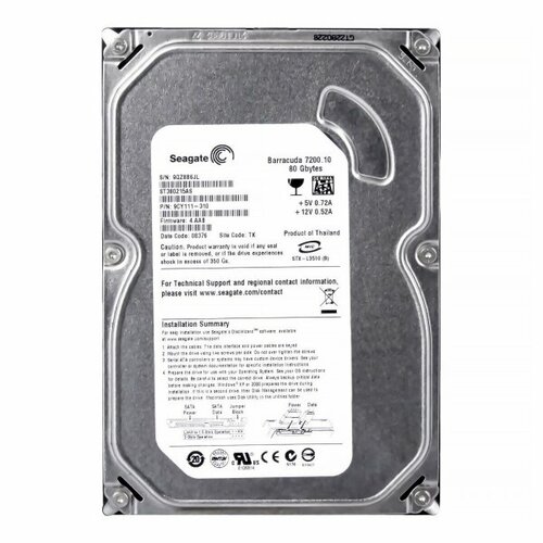 Жесткий диск Seagate 9CY111 80Gb 7200 SATAII 3.5